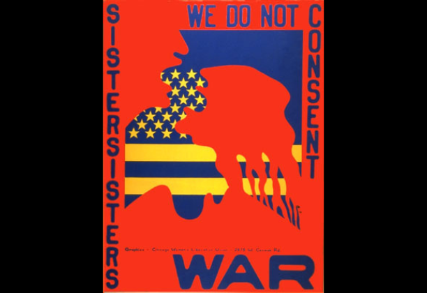 Sisters sisters, we do not consent [to] war