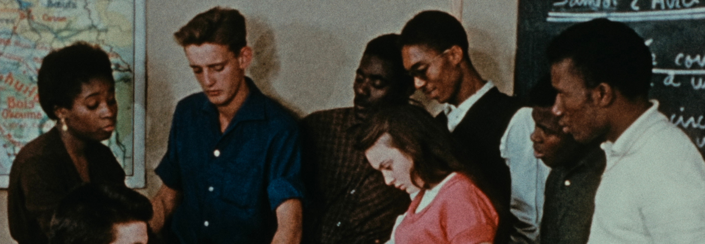 Film still from "The Human Pyramid" by Jean Rouch, courtesy of Icarus Films