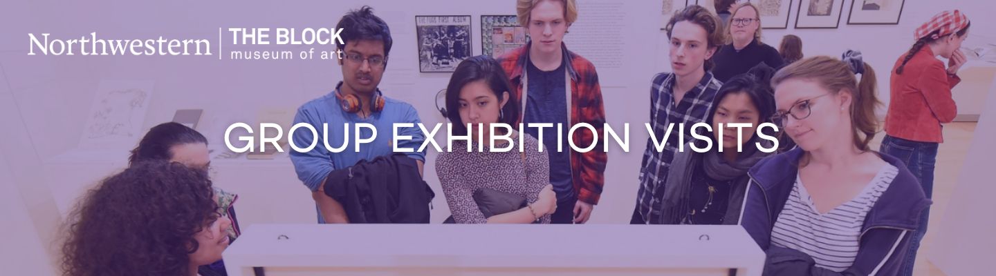 a tour group at the museum